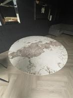 Nieuwe ronde eettafel - Luxe marmerlook, Huis en Inrichting, Tafels | Eettafels, Ophalen, Luxe & Modern, Rond, Nieuw