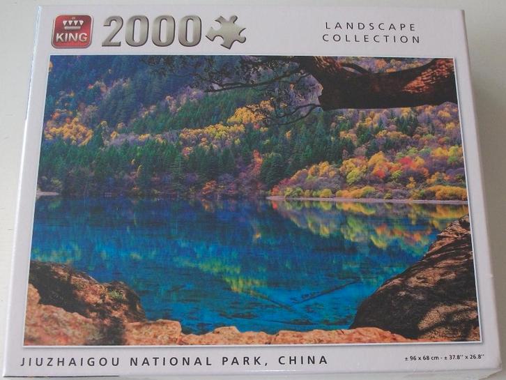 Puzzel *** JIUZHAIGOU NATIONAL PARK *** 2000 stukjes *NIEUW*, Hobby en Vrije tijd, Denksport en Puzzels, Nieuw, Legpuzzel, Meer dan 1500 stukjes