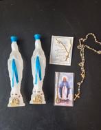 Lourdeswater beeldjes, rozenkrans, ketting, Antiek en Kunst, Ophalen of Verzenden