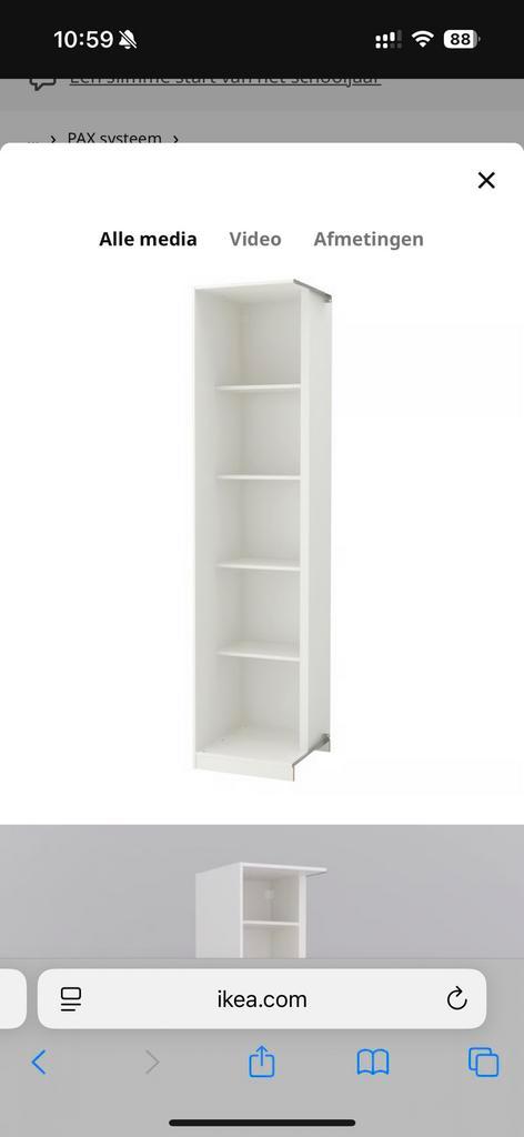 Ikea pax hoekkast, Huis en Inrichting, Kasten | Kledingkasten, Zo goed als nieuw, 200 cm of meer, 50 tot 100 cm, 50 tot 75 cm
