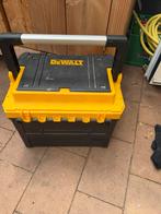 Dewalt schroefmachine  gereedschapskist en  organizer tstak, Ophalen of Verzenden, Zo goed als nieuw