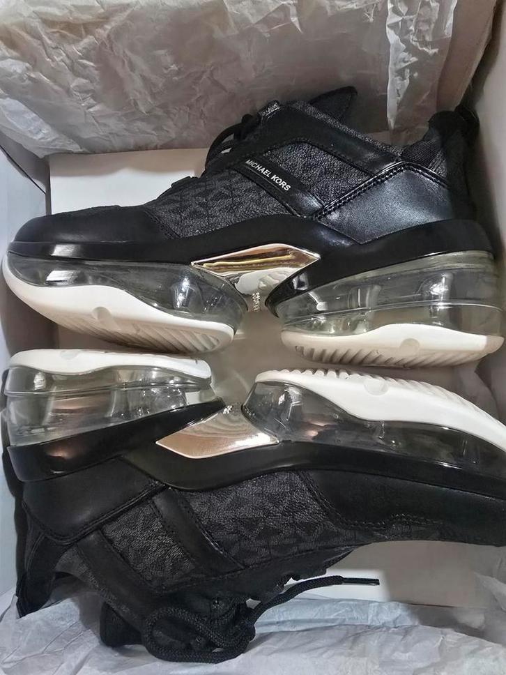 Michael kors Olympiatra/Bla zwart Maat 40, Kleding | Dames, Schoenen, Zo goed als nieuw, Sneakers of Gympen, Zwart, Ophalen of Verzenden