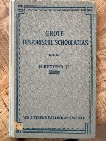 Grote Historische Schoolatlas - H. Hettema Jr. beschikbaar voor biedingen