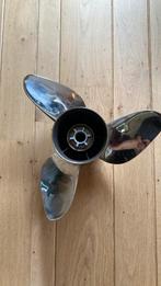 Powertech schroef 3-blads roestvrijstalen propeller, Watersport en Boten, Bootonderdelen, Ophalen of Verzenden, Zo goed als nieuw