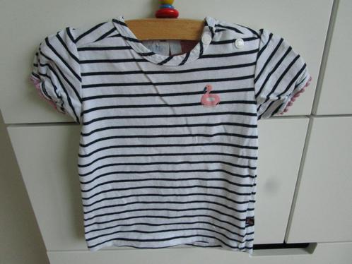 Feetje - gestreept shirtje maat 68, Kinderen en Baby's, Babykleding | Maat 68, Zo goed als nieuw, Meisje, Shirtje of Longsleeve