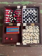 Multispellenkoffer - Schaak, Backgammon & Meer!, Verzamelen, Euro, Ophalen of Verzenden, Gebruikt