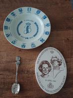 3 Herdenkingsitems Koningin Juliana/Beatrix, Verzamelen, Koninklijk Huis en Royalty, Ophalen of Verzenden, Gebruikt, Nederland