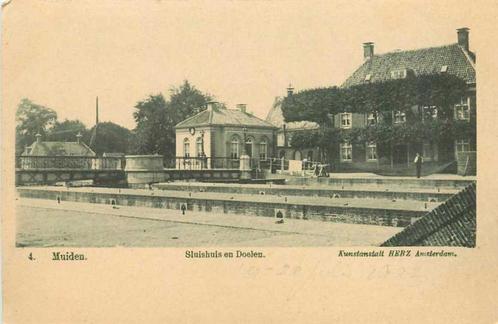 (380-946-007) Muiden Sluishuis en Doelen, Verzamelen, Ansichtkaarten | Nederland, Noord-Holland, Verzenden