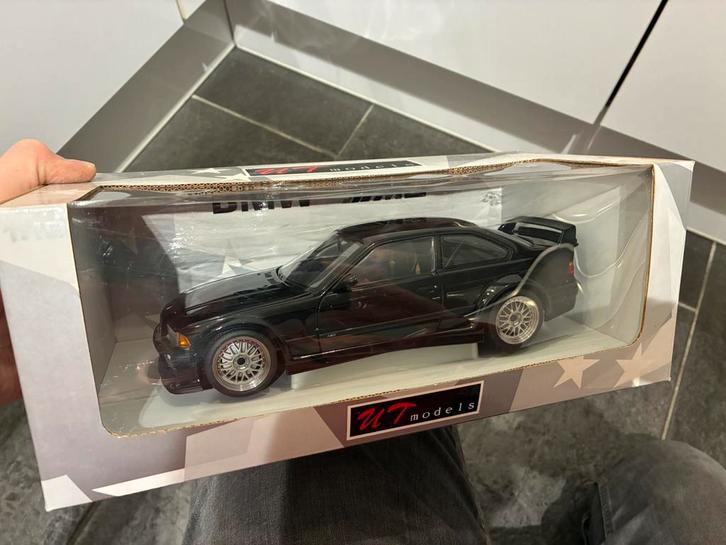Bmw e36 M3 GTR UT models, Hobby en Vrije tijd, Modelauto's | 1:18, Gebruikt, Auto, UT Models, Ophalen of Verzenden