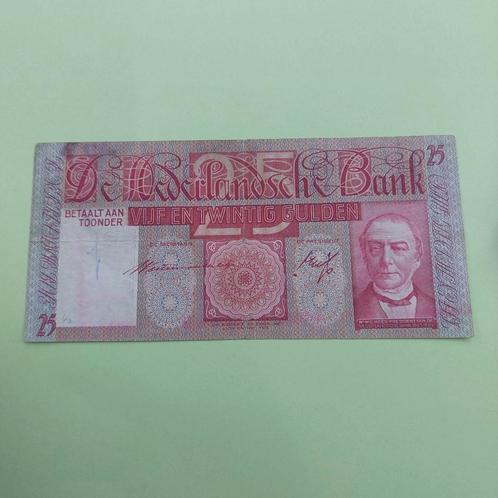 25 gulden biljet mees uit 1937 in ZFR, Postzegels en Munten, Bankbiljetten | Nederland, Los biljet, 10 gulden, Ophalen of Verzenden