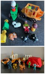 Fisher Price Safari Set + 1 Husky Helper Cowboy ... Vintage, Ophalen, Zo goed als nieuw, Speelset