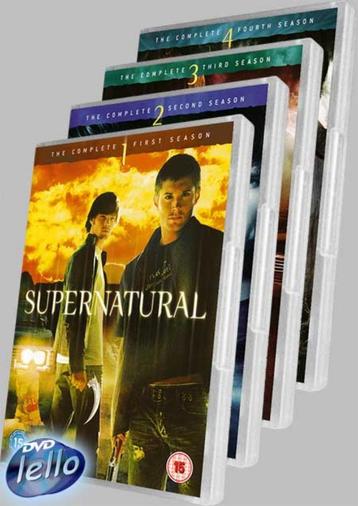 Supernatural, Seizoen 1, 2, 3 & 4 (2005-09) 4-KT, UK nietNLO beschikbaar voor biedingen