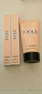 Lancome Idole eau de parfum 2x10ml en 50ml bodulotion, Ophalen of Verzenden, Nieuw, Verzorging