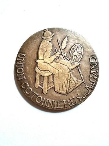 Union Cotonnière Gand - Bronzen Penning beschikbaar voor biedingen