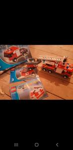 Lego 7239 brandweer ladderwagen, Ophalen of Verzenden, Zo goed als nieuw