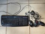 2 Logitech toetsenborden en 5 muizen draadloos / bedraad USB, Ophalen, Gebruikt, Toetsenbord en muis-set, Logitech