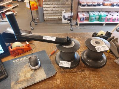 Set lieren met lierhendel (Barbarossa), Watersport en Boten, Bootonderdelen, Gebruikt