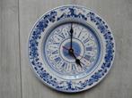 Delfts Blauwe Wandklok Keukenklok, Antiek en Kunst, Antiek | Klokken, Ophalen of Verzenden