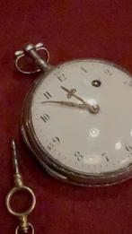 Spillegang Zakhorloge 19e Eeuw - goed werkend., Antiek en Kunst, Antiek | Klokken, Ophalen of Verzenden