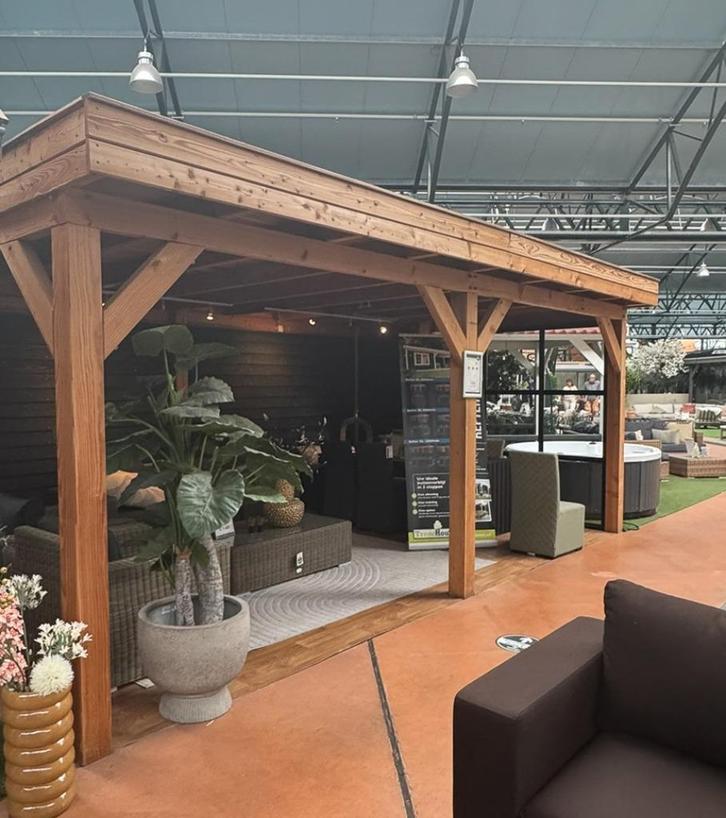 Showmodel Tuinhuis Trendhout | Refter XL - OP = OP, Tuin en Terras, Tuinhuizen, Zo goed als nieuw, Tuinhuis, Hout, 500 cm of meer