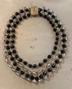 Vintage antieke gitten kristallen ketting costume Jewelry, Sieraden, Tassen en Uiterlijk, Antieke sieraden, Ophalen of Verzenden