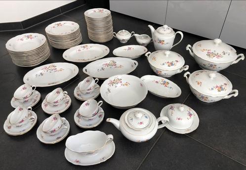 Vintage, brocante 12 delig servies, jaren 50, merk GeHa, Antiek en Kunst, Antiek | Servies compleet, Ophalen of Verzenden