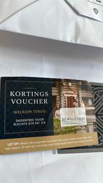 Kortings voucher sauna bewellnes 2 personen, Eén persoon, Cadeaubon