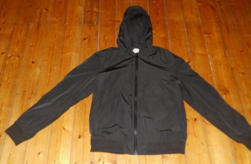 mooi LOGG H & M (regen) jack jas maat S, Kleding | Heren, Jassen | Zomer, Zo goed als nieuw, Maat 46 (S) of kleiner, Zwart, Ophalen of Verzenden