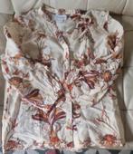 Crème Cotton club blouse met bloemen maat S, Kleding | Dames, Blouses en Tunieken, Ophalen of Verzenden, Zo goed als nieuw, Maat 38/40 (M)