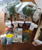 Partij Busch decoratiemateriaal – 71 zakjes, Hobby en Vrije tijd, Modeltreinen | H0, Overige merken, Natuur, Gelijkstroom of Wisselstroom