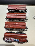 Fleischmann 8520 4x ERZ IIIDt, Gebruikt, Gelijkstroom, Fleischmann, Wagon