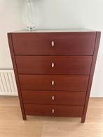 Hulsta Ladenkast - Kersenrood - 5 Lades, Huis en Inrichting, Kasten | Dressoirs, Ophalen, Gebruikt, 50 tot 100 cm, 25 tot 50 cm