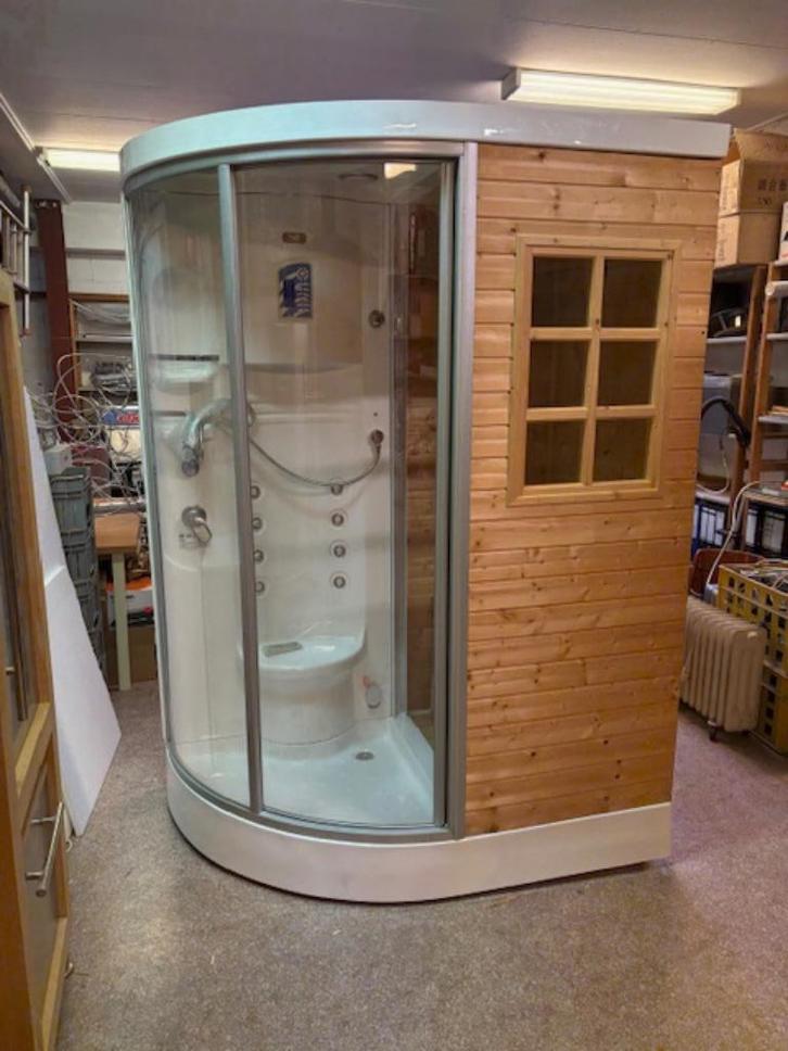 Combinatie douche/stoomcabine/sauna showroommodel, Huis en Inrichting, Badkamer | Complete badkamers, Nieuw, Met douche, Ophalen