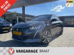 Peugeot 208 1.2 GT-line l LEDER l STOELVERW. l CARPLAY l RIJ, Auto's, Peugeot, Gebruikt, Zwart, 1198 cc, Leder