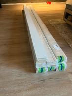 MDF Plint modern Recht 12x90mm Wit gegrond - 16398, Doe-het-zelf en Verbouw, Ophalen, Nieuw, Mdf, 200 tot 250 cm