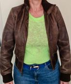 Jack jas leer vintage bruin maat S  kort pilotenjack stoer, Kleding | Dames, Ophalen, Gedragen, Maat 36 (S), Bruin