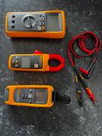 FLUKE combiset met digitale multimeter en stroomtang, Doe-het-zelf en Verbouw, Meetapparatuur, Ophalen, Zo goed als nieuw, Multimeter
