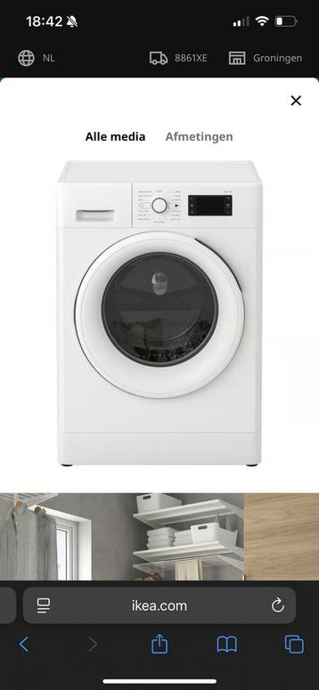 Ikea UDDARP Combi wasmachine/droger, IKEA 500, 8/5 kg beschikbaar voor biedingen