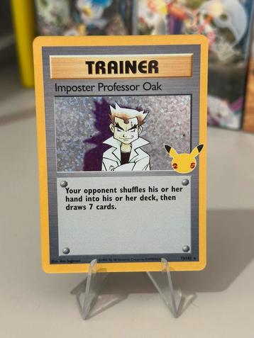 Imposter Professor Oak Celebrations Classic 25th Anniv. beschikbaar voor biedingen