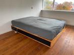 IKEA Mandal Bedframe + Hövåg Matras, Ophalen, Gebruikt, Zwart, Tweepersoons