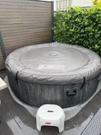 Intex Greywood Deluxe 6 persoons Jacuzzi, Tuin en Terras, Bubbelbaden en Hottubs, Ophalen, Zo goed als nieuw, Grondzeil, Opblaasbaar