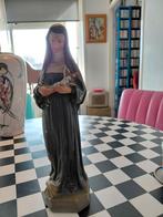 Antiek beeld heilige rita van cascia ca 1920, Ophalen of Verzenden, Gebruikt, Beeld(je), Christendom | Katholiek