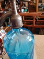Oude blauwe spuitfles/sifon uit Leeuwarden, Ophalen of Verzenden