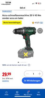 Cordless drill 20 v accu boormachine reinders, Ophalen of Verzenden, Nieuw