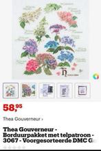 BORDUURPAKKET THEA GOUVERNEUR HYDRANGEA, Verzenden, Nieuw, Handborduren, Borduurpakket