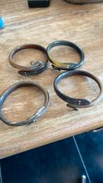 4 slangenarmbanden van buffelhoorn Victoriaanse periode, Sieraden, Tassen en Uiterlijk, Ophalen, Zo goed als nieuw