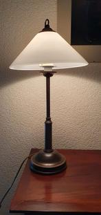 Schemerlamp, Huis en Inrichting, Lampen | Tafellampen, Minder dan 50 cm, Gebruikt, Ophalen of Verzenden, Glas