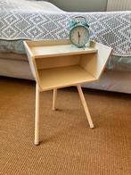 Vintage buisframe nachtkastje, Ophalen, Gebruikt, Hout, Minder dan 55 cm
