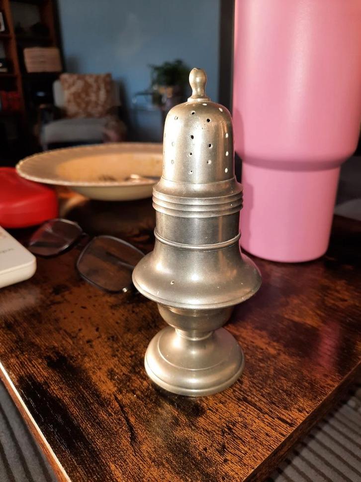 Antieke Tinnen Strooier, Antiek en Kunst, Antiek | Tin, Ophalen of Verzenden