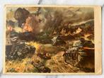 Wo2: panzerkampf stuka und panzer griffen an, Verzamelen, Militaria | Tweede Wereldoorlog, Ophalen of Verzenden, Duitsland, Foto of Poster